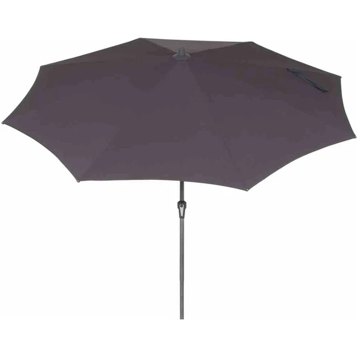 Siena Garden Sonnenschirm Mittelstockschirm Avio anthrazit Ø 300cm Marktschirm – Bild 1