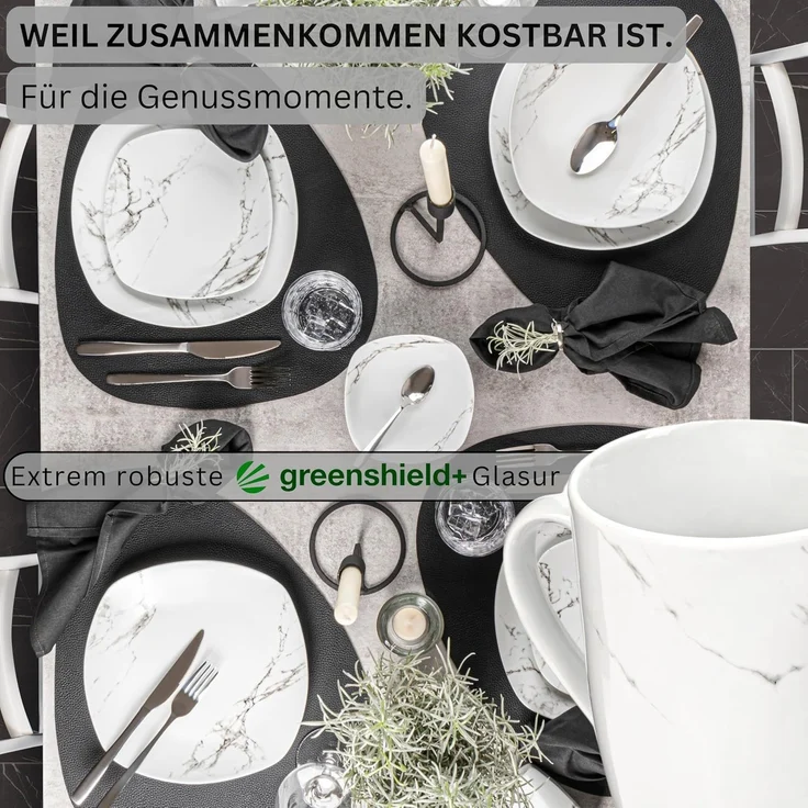 SÄNGER Kaffeebecher Set Bilgola Marmor 6 teilig – Bild 3