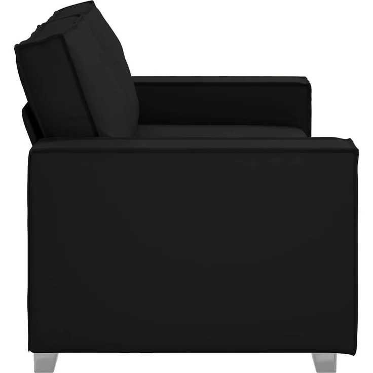 vidaXL Zweisitzer-Sofa Schwarz 180 cm Kunstleder 4105056 – Bild 3