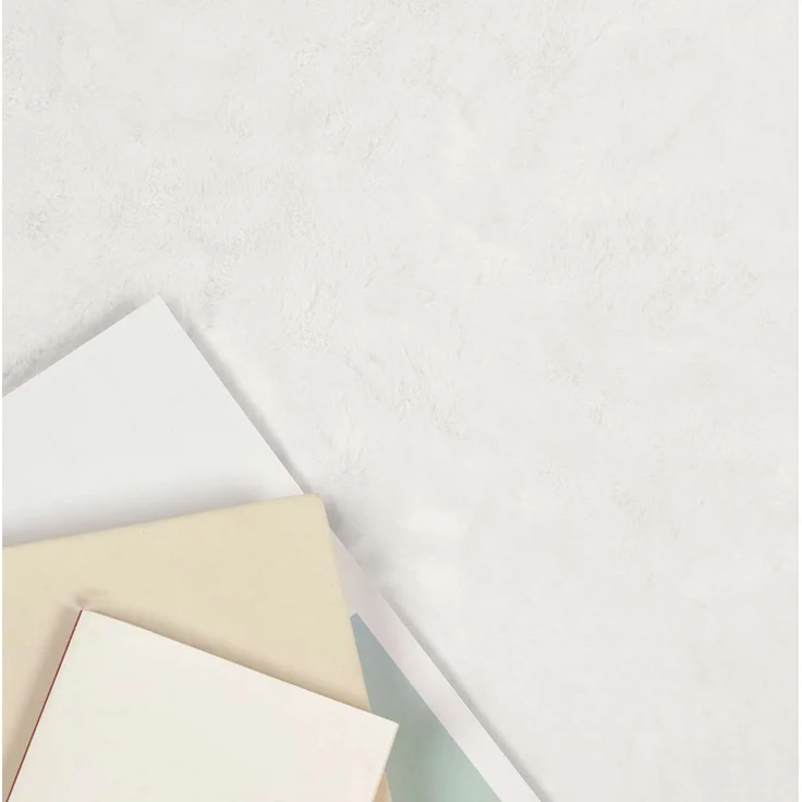 vidaXL Rutschfester Kunstfellteppich Olite Weiß 120 x 170 cm Polyester 42021614 – Bild 2