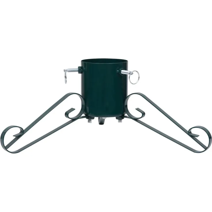 vidaXL Christbaumständer Grün 58x58x21 cm 331317