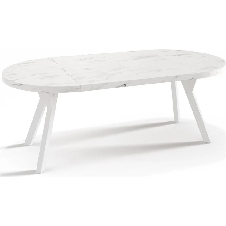 WFL GROUP Esstisch Twixy (erhältlich in 3 Größen – 90/100/100 cm, ausziehbar auf 170/150/200 cm), platzsparender Tisch für kleine Küche, Esszimmer oder Wohnzimmer – Bild 3