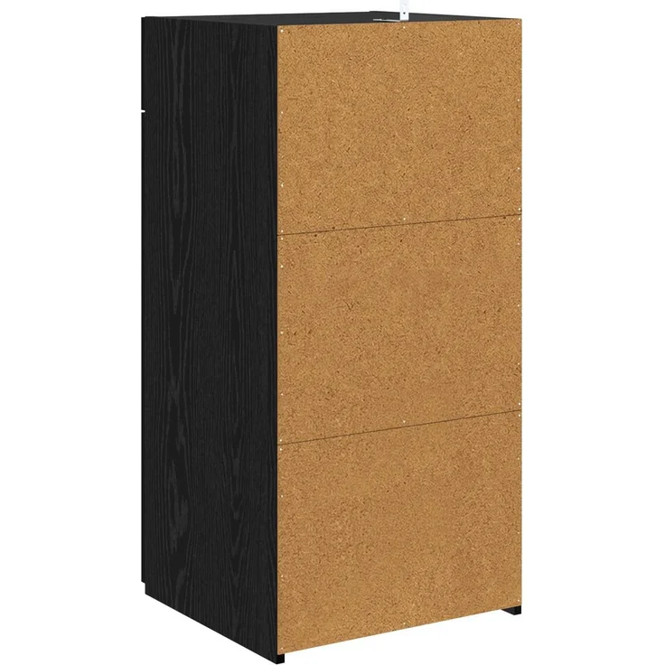 vidaXL Sideboard Schwarz Eichen-Optik 45 x 42,5 x 93 cm Holzwerkstoff 883149 – Bild 8