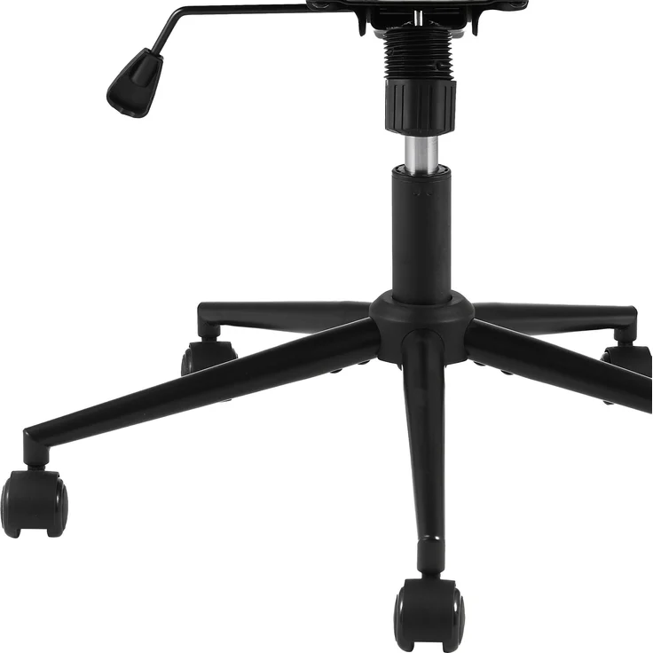 CLP Bürostuhl ergonomisch Nelson, Schreibtischstuhl mit Wippmechanismus, Kunstleder,schwarz – Bild 7