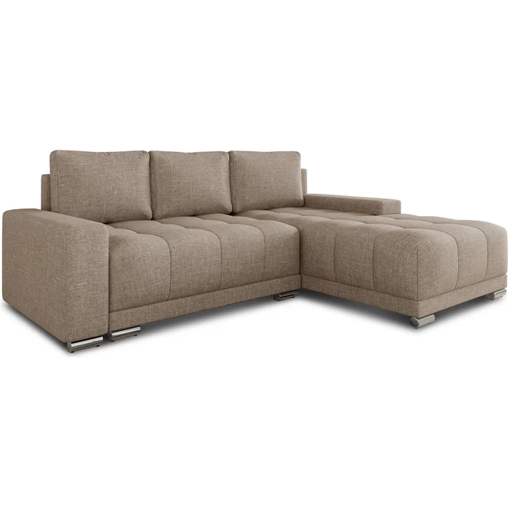 Ecksofa Pavo mit Schlaffunktion und Bettkasten - L-Form Couch mit Bonell-Federkern, Polsterecke, Couchgarnitur, Eckcouch, Sofa, Sofagarnitur (Sawana 27) – Bild 2