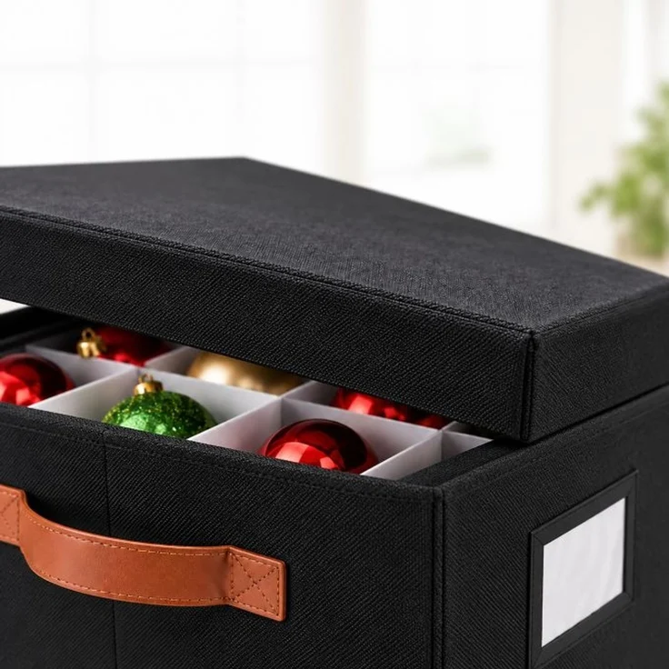 Relaxdays Weihnachtskugel Aufbewahrungsbox – Bild 7