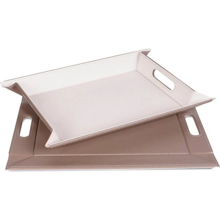 Freeform Duo Wende-Tablett 55x41 cm Weiß / Taupe – Bild 4