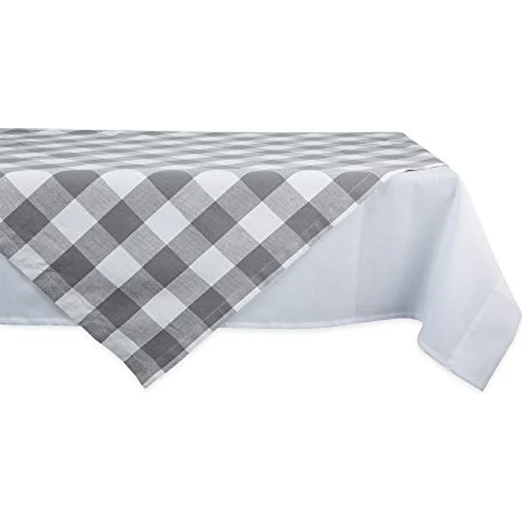 DII Buffalo Check Collection Classic Tischplatte, 40x40 cm, Grau & Weiß – Bild 2