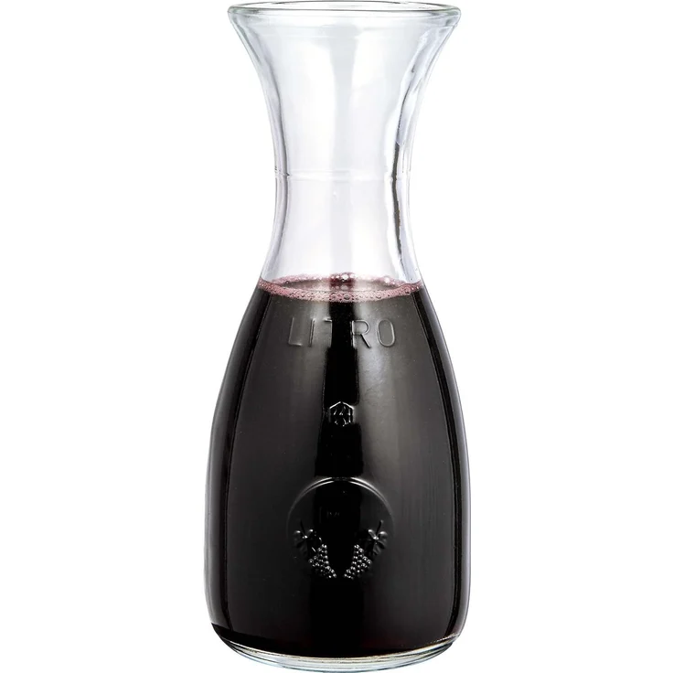 Bormioli Rocco Karaffe Misura 1 Liter Weinkaraffe Glaskaraffe Wein Saft Wasser – Bild 3