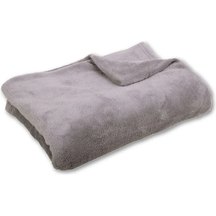 Haustierdecke Katzendecke Kuscheldecke Tierdecke , angenehm und super weich in vielen verschiedenen Farben erhältlich (70x100 cm / hellgrau - steingrau) – Bild 3