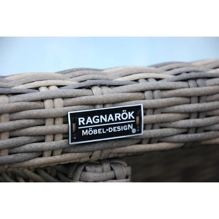 Ragnarök Möbel-Design Garten-Essgruppe Esstisch Set Heimdall 4+4, (Set, Polyrattan, Alu, Würfelsystem), Rückenlehnen sind klappbar – Bild 3