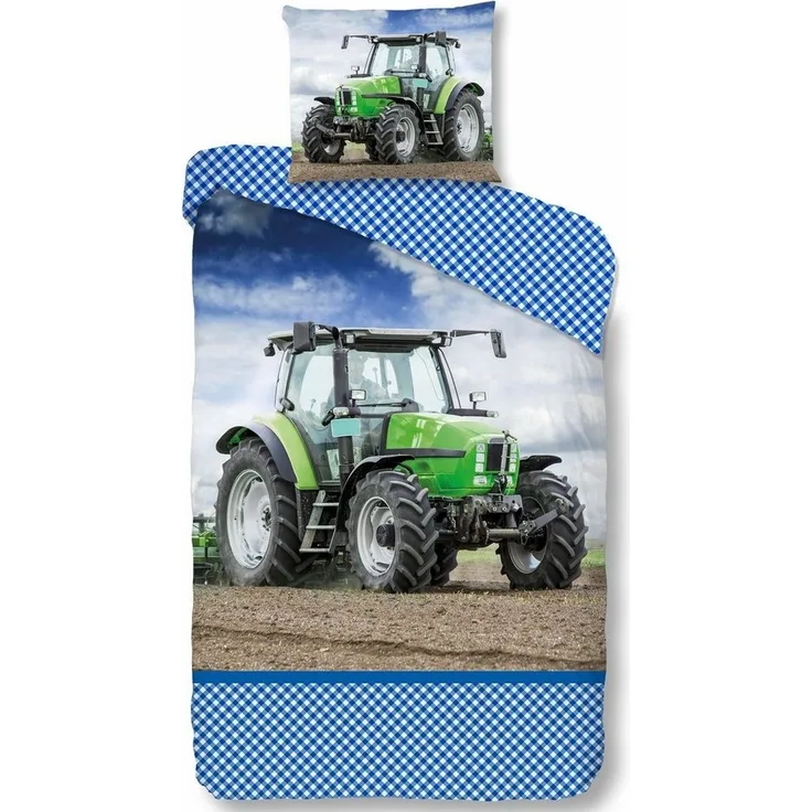 good morning Renforcé Kids Bettwäsche 2 teilig Bettbezug 135 x 200 cm Kopfkissenbezug 80 x 80 cm Strong 2050.44.08 Green