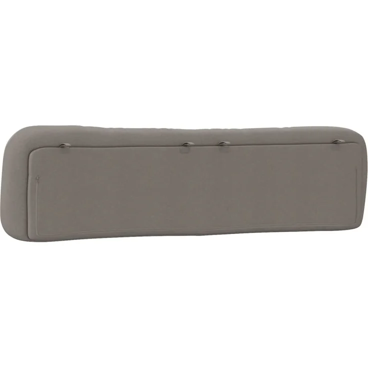 vidaXL Kopfteil-Kissen "Hvar" Taupe 200 cm Stoff – Bild 6