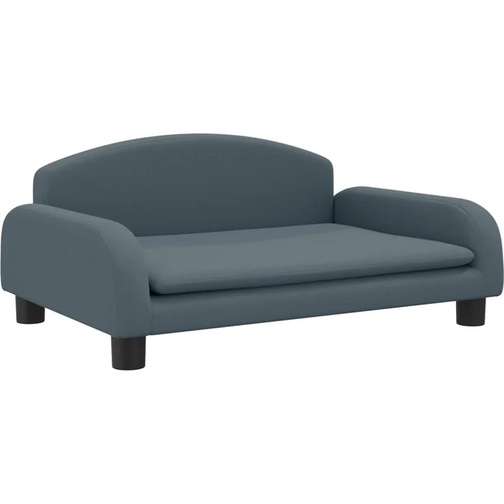 vidaXL Kindersofa, Couch für Kinder, Stoff, Dunkelgrau, 70 x 45 x 30 cm – Bild 1
