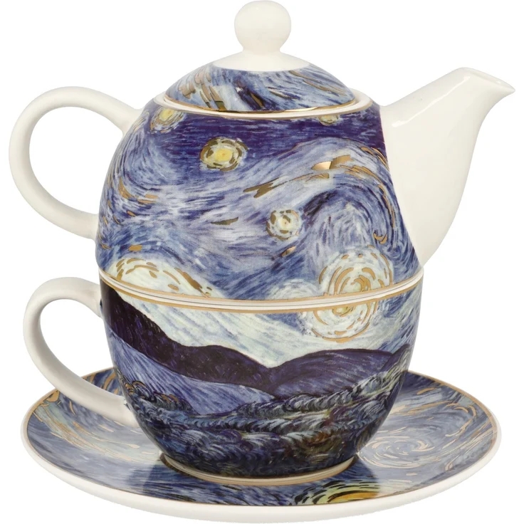 Goebel / Vincent van Gogh - Sternennacht,Tea for One,Sternennacht,15,5cm x 15,5cm x 15,5cm / New Bone China / 15,5cm x 15,5cm x 15,5cm – Bild 4