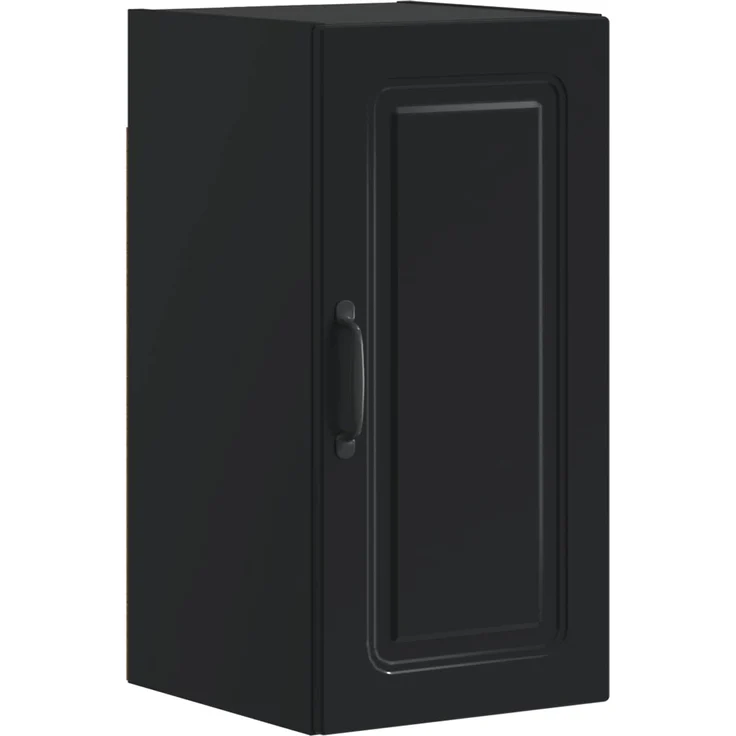 vidaXL 4-teiliges Badezimmer-Schrank-Set UTRECHT Schwarz Holzwerkstoff 3417973 – Bild 2