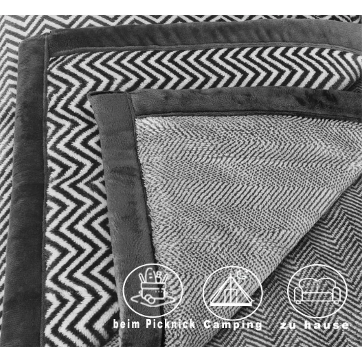 Wohndecke Betz XXL Kuscheldecke Sofadecke MONTE CARLO 150x200 cm, Betz – Bild 3