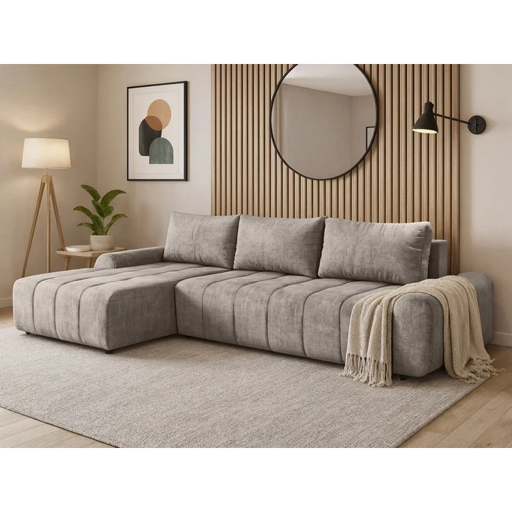 Beautysofa Ecksofa COSTA mit Schlaffunktion & Bettkasten, modernes Design – Bild 1