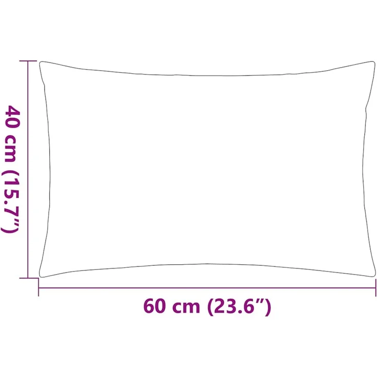 vidaXL Gartenkissen 4 Stk. 60 x 40 cm Apfelgrün 132293 – Bild 6