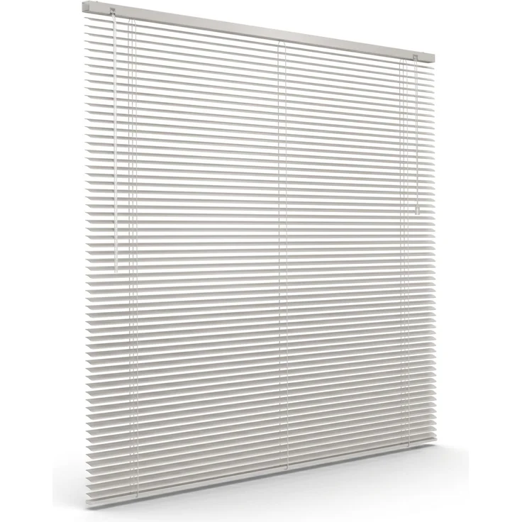 Victoria M. Aluminium Jalousie, 60x130 cm, Pfefferweiß-Beige, Jalousie ohne Bohren, inkl. Klemmclips