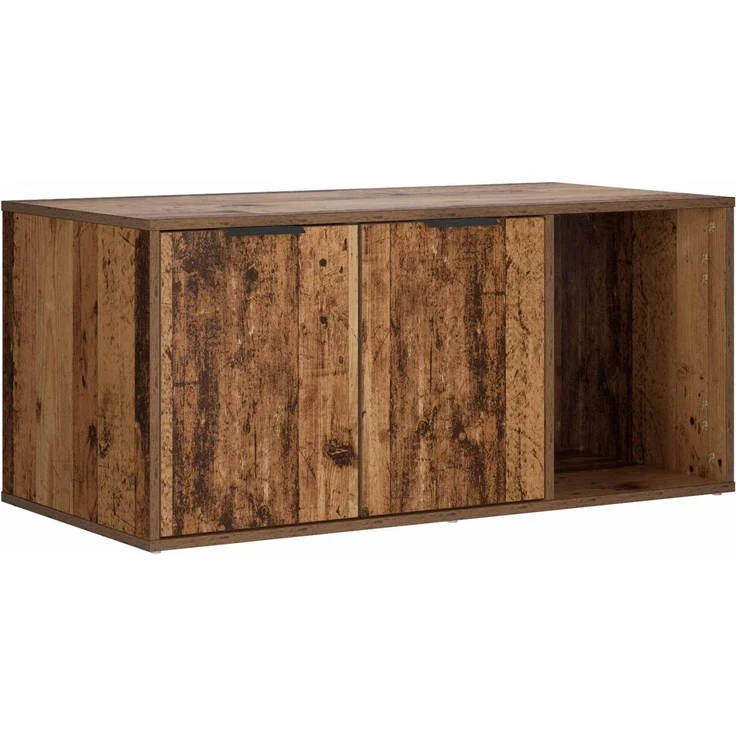 vidaXL Katzenkiste Möbel Altholz 100 x 49 x 45 cm Holzwerkstoff 8014757 – Bild 2
