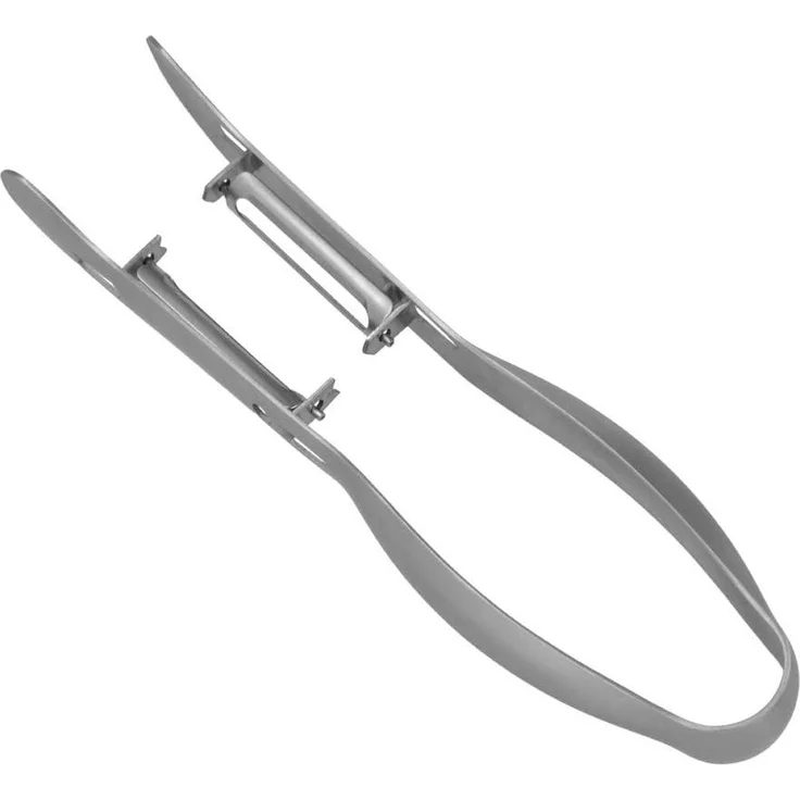 Edelstahl Spargelschäler Sparschäler Schäler Gemüseschäler Schäler Schälmesser – Bild 2