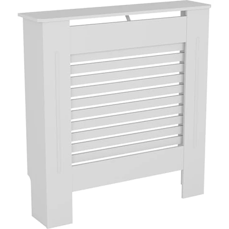 Vida Designs Milton Heizkörper-Abdeckung, moderner, weiß-lackierter Schrank aus mitteldichter Faser-Platte, klein – Bild 9