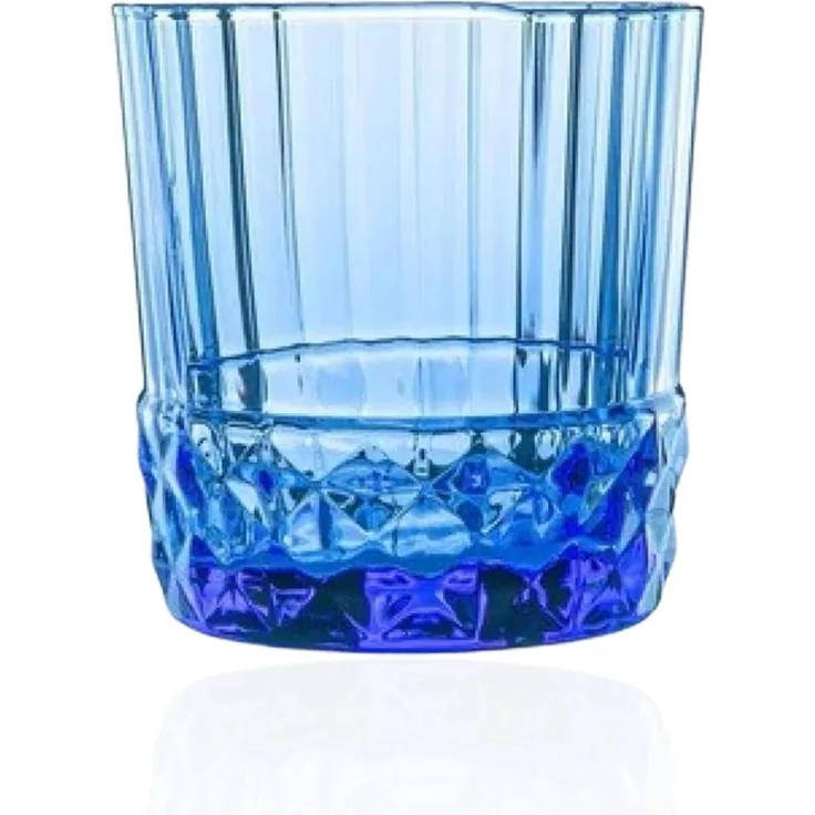 Gläserset Bormioli Rocco America'20S Blau 6 Stück Glas (370 Ml)