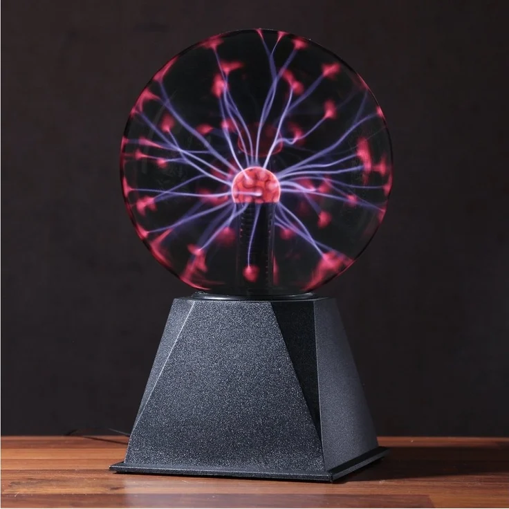 SATISFIRE LED Dekolicht Plasmakugel Plasmaball magisch zuckend Blitz-Show rot, rot – Bild 2