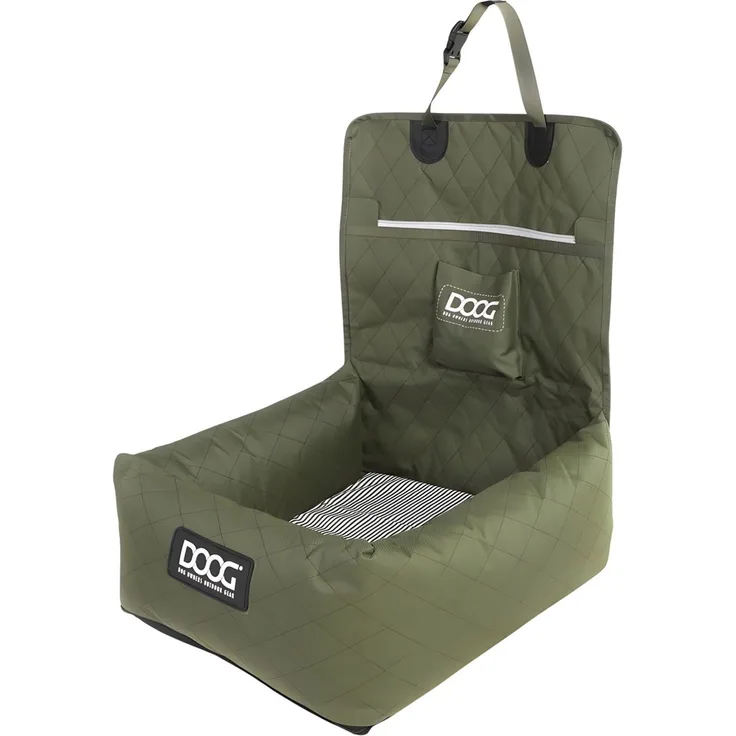 DOOG Autositz / Car Seat Green, grün, 50 x 56 cm