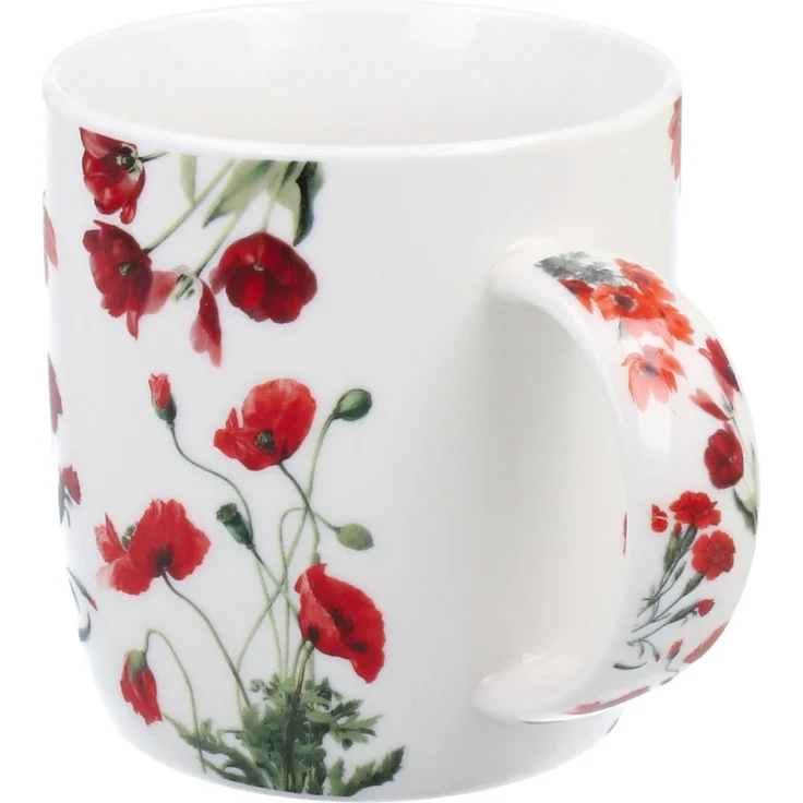 DUO Spring in bloom Becher 400 ml RED FLOWERS in dekorativer Box, New Bone China Porzellan – Bild 2