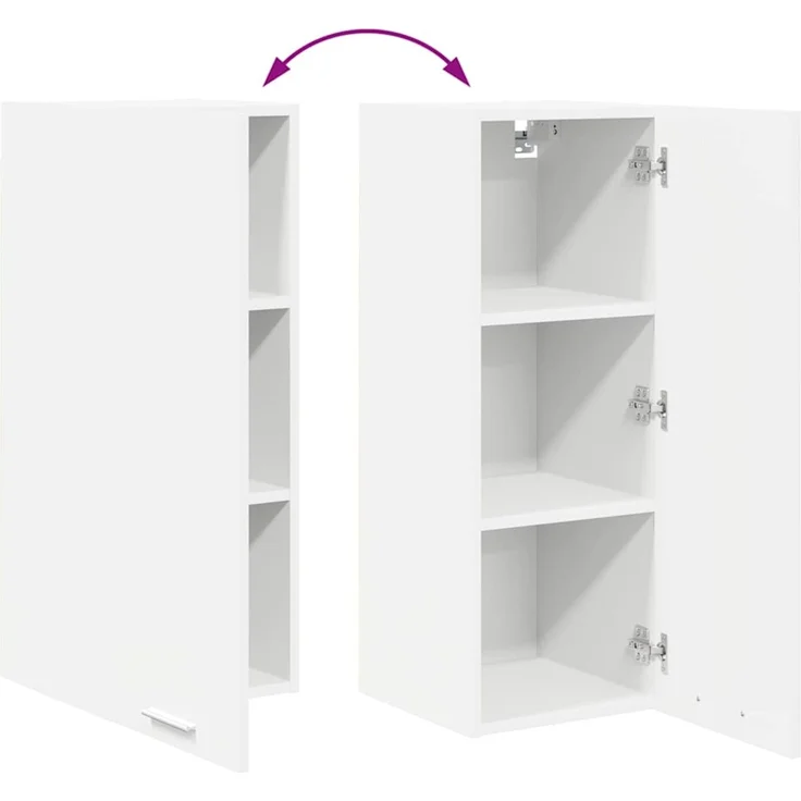 vidaXL Hängeschrank 2 stk. Weiß Holzwerkstoff 884243 – Bild 12