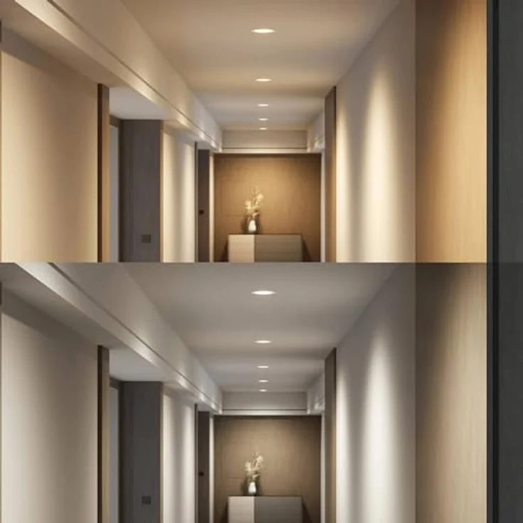 PRIOS LED Rida Badezimmerleuchte, 1-flammig, moderne Aluminium-Lampe in Weiß mit energiesparendem Leuchtmittel und Schalter – Bild 3