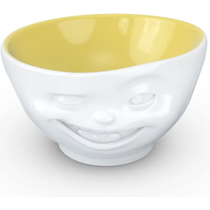 Fiftyeight Products Schale 500 ml zwinkernd Safran innen