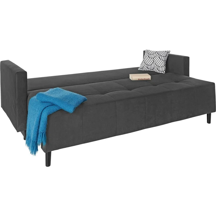 COLLECTION AB Schlafsofa Solar, Bettfunktion, Bettkasten, Federkern und loser Rücken- und Zierkissen – Bild 2