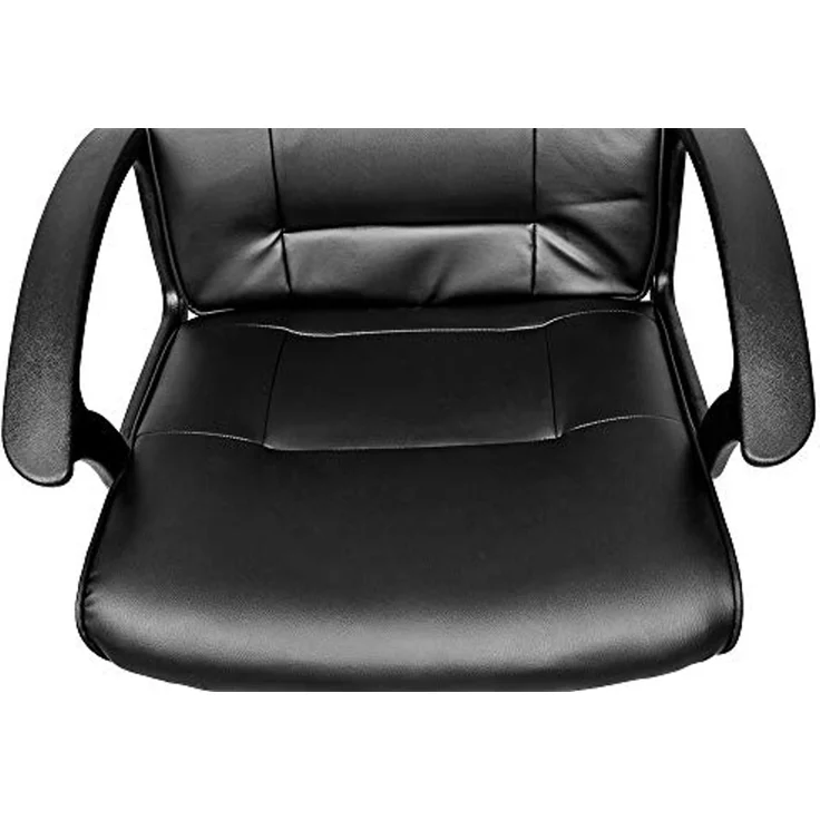 MT MALATEC Bürostuhl Chefsessel Verstellbar Tilt Funktion Kunstleder Schwarz 8982 – Bild 7
