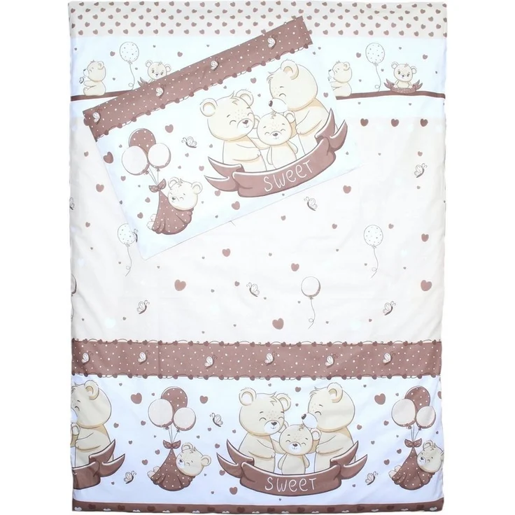 Primawela Babybettwäsche 2 teilige Baby Kinder Bettwäsche 100% Baumwolle 100x135 cm – Bild 1