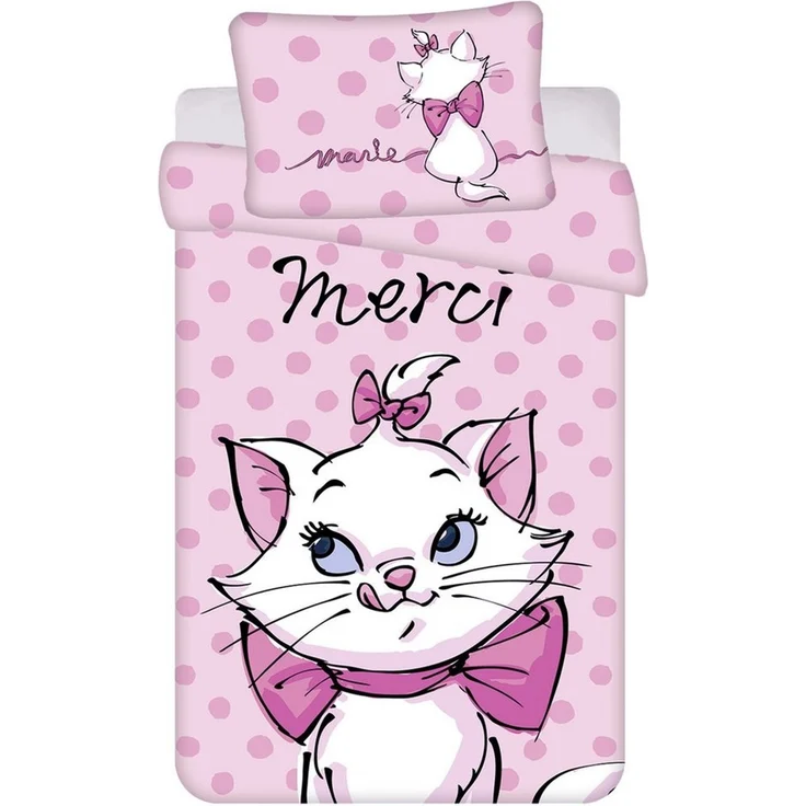 Sarcia. eu Kinderbettwäsche DISNEY Katze Marie Mädchenbettwäsche, 100x135 + 40x60 cm – Bild 2