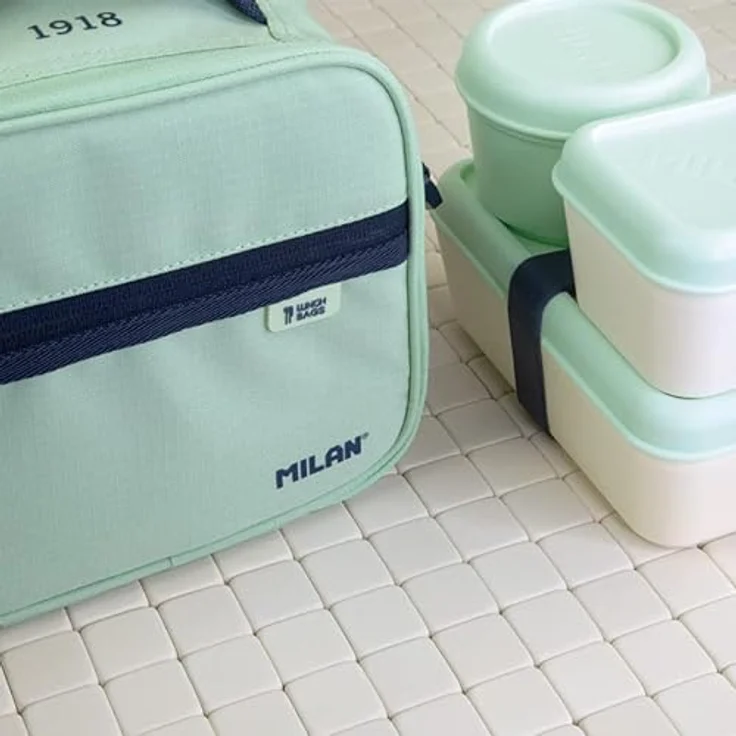 milan Thermotasche Serie 1918 mit 3 Lunch-Boxen grün 3 5 l – Bild 10