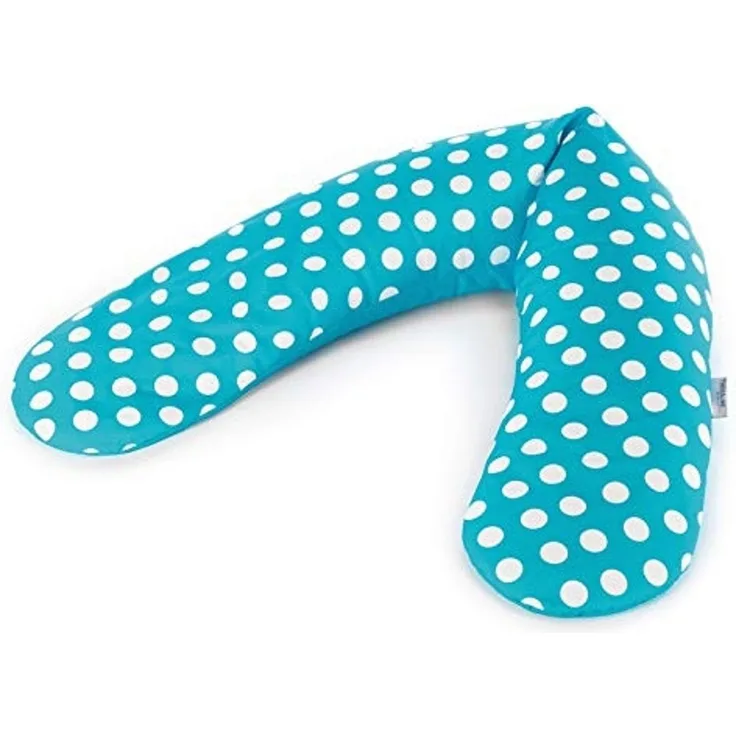 THERALINE 'Indie Dots' Stillkissen Polyester Hohlfaser petrol