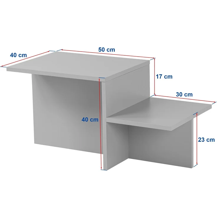 Skye Decor Couchtisch 100% MELAMINE COATED PARTICLE BOARD, 40 x 40 x 80 cm D1225 – Bild 7