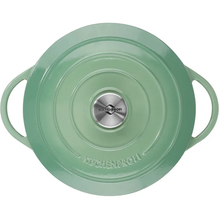 Bratentopf rund, 24 cm jade – Bild 3