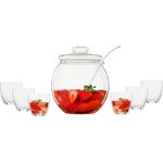 Bohemia Cristal LIBERA Bowle-Set 9-teilig