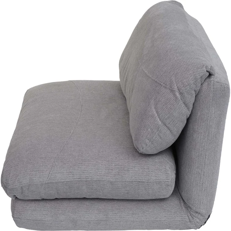 Schlafsessel HWC-E68, Schlafsofa Funktionssessel Klappsessel Relaxsessel, Stoff/Textil ~ hellgrau – Bild 6