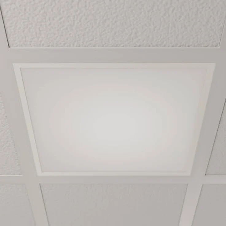 Arcchio LED Panel Vinas, 1-flammige moderne Deckenleuchte in Weiß, energiesparende Bürolampe für Arbeitszimmer – Bild 4