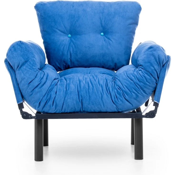 Hanah Home 'Nitta Single - Blue' Ohrensessel, Blau, 95 x 85 x 70 cm – Bild 3
