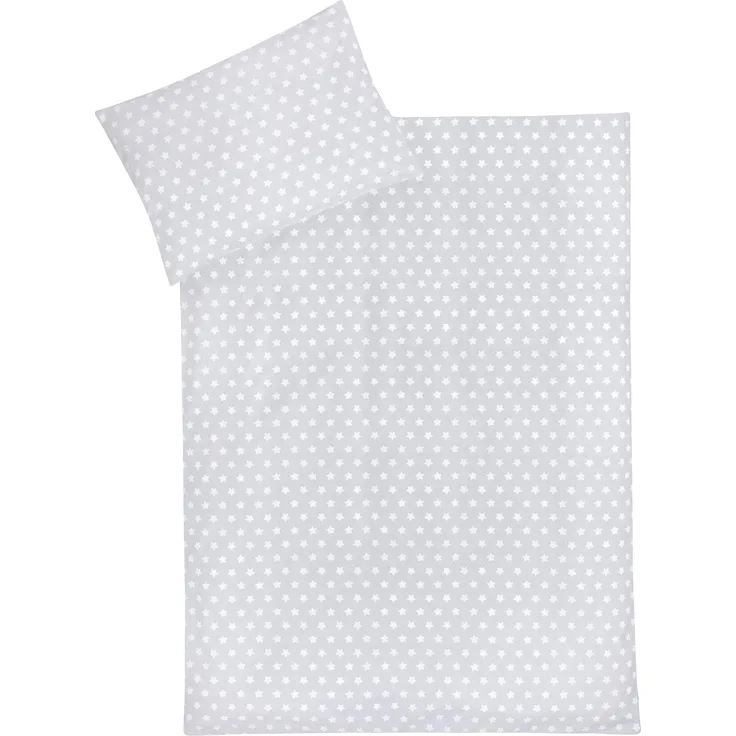Julius Zöllner Kinderbettwäsche grau, Sterne