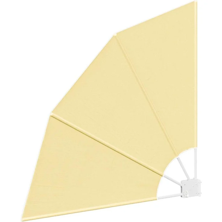 vidaXL Balkon Sichtschutz 115 x 115 cm Polyester Sand 42000911 – Bild 4