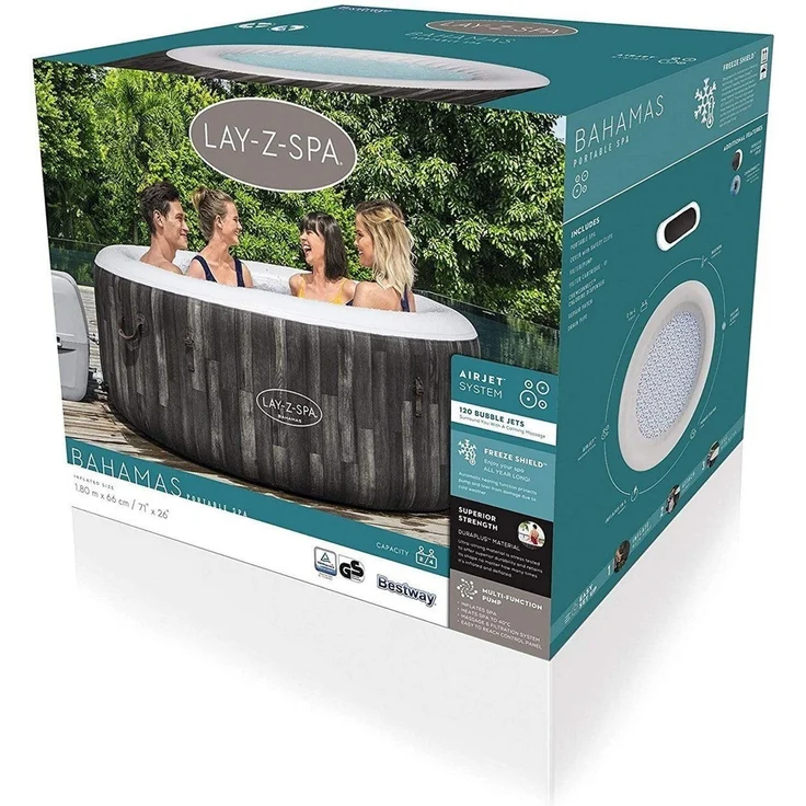 LAY-Z-SPA® Whirlpool Bahamas AirJet™ Ø 180x66 cm, rund – Bild 3