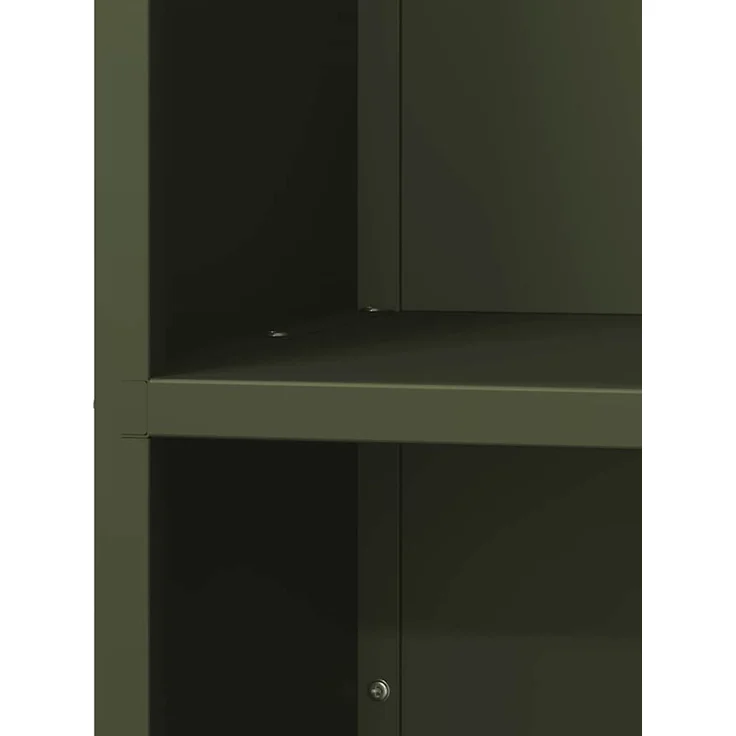 vidaXL Brennholzregal Olivgrün 40x30x75 cm Kaltgewalzter Stahl 864194 – Bild 8